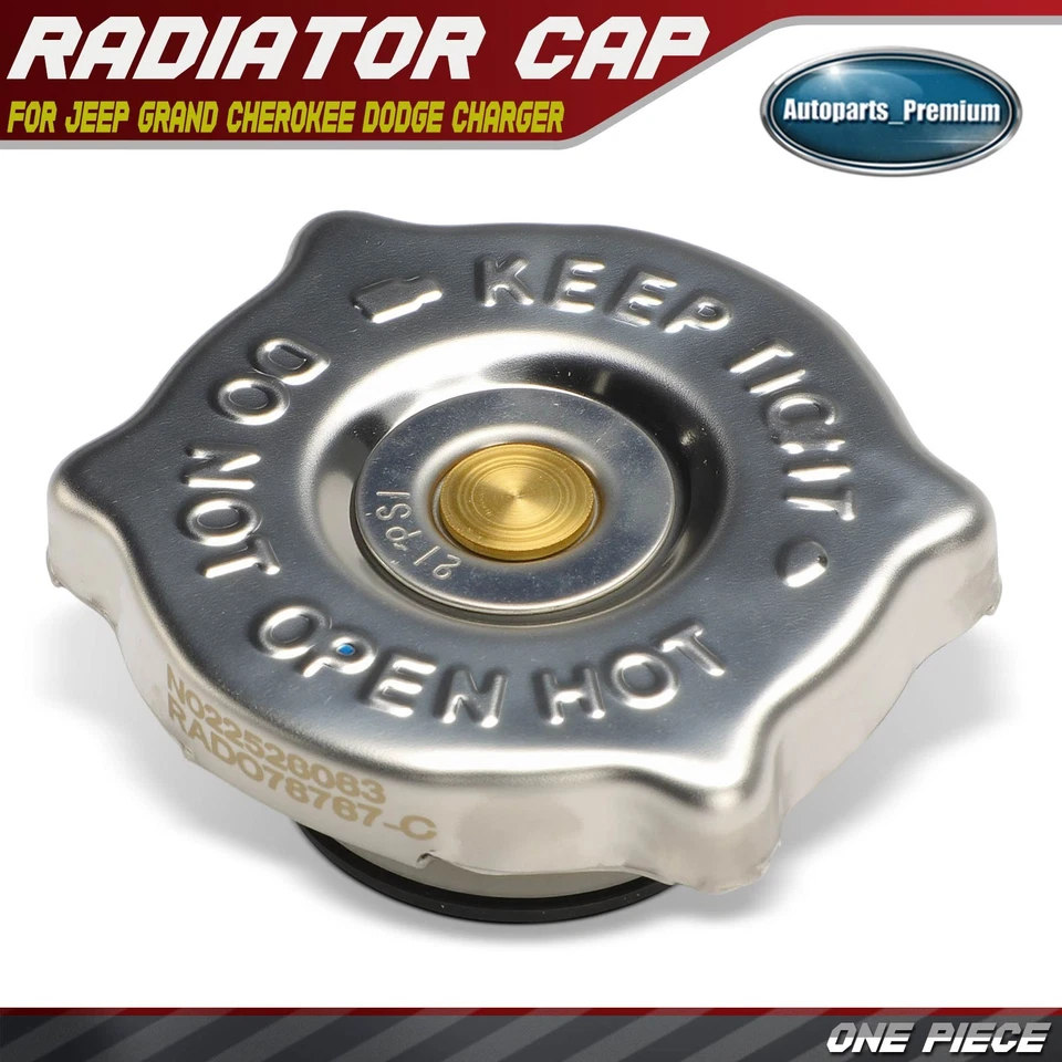 Radiator Cap for Jeep Grand Cherokee Dodge Charger Durango Challenger Chrysler - Image 1 of 4