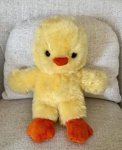 Vintage Gund Baby Duck Chick 12" Plush Fluffy Sunshine Yellow Stuffed 1976 - Picture 1 of 5