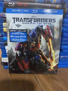 Transformers: Dark of the Moon (Blu-ray, 2011) Very Good With Slip Cover - Foto 1 di 7