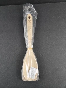 2 Martha Stewart Buchenholz Löffel flache Kante 12" Utensilien Küchenutensilien Servieren - Bild 1 von 3
