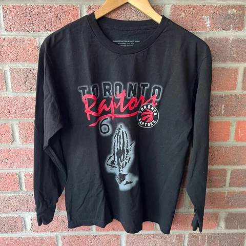 Toronto Raptors OVO Drake Night November 16 2016 Black Men's Shirt Size Medium Cover