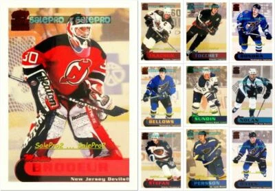 100+ PACIFIC PARAMOUNT 1999 COPPER RED EMERALD ICE BLUE /99 LOT U PICK FROM LIST - Image 1 of 2