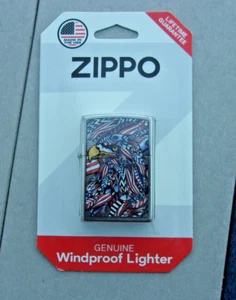 Zippo Lighter American Eagle Head Windproof Made in USA Lifetime Guarantee. - Picture 1 of 5