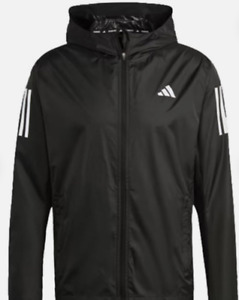 Adidas Own the Run Jacket - Zip-Up Black / OTR - HZ4523 Sz.Large