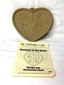Pampered Chef Cookie Mold Seasons Of The Heart 1997 Family Heritage Collection - Picture 1 of 6