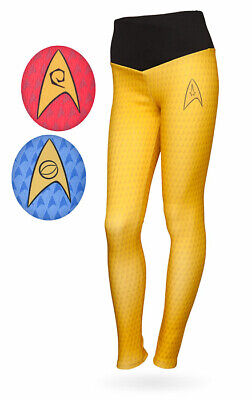 Star Trek TOS Gold Command Leggins NWT Licensed Size Extra LArge • 19.75€