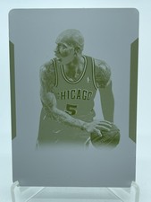 Carlos Boozer 2013-14 National Treasures Yellow Printing Plate SP #1/1