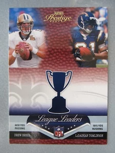  2007 Playoff Prestige League Leaders #21 Drew Brees / Tomlinson / Manning  - Picture 1 of 2