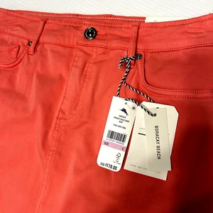 NWT Tommy Bahama Boracay Beach Short Skirt Pure Coral Womens Size 6 - Picture 1 of 14