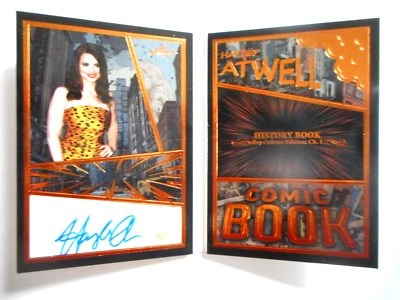 Hayley Atwell Auto 2024 Leaf History Book Pop Comic Book Capt. America #/25 - Image 1 of 4