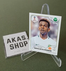 Abdullah Al-Khaibari Rookie Sticker FIFA World Cup Russia 2018 PANINI Saudi Arab - Bild 1 von 3