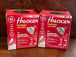 GE - Track Light Bulbs - Indoor - 75 W - Par30 - 10° Beam - 2 Pack - Picture 1 of 3