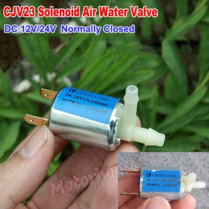 DC12V 24V Small Mini Cylinder Solenoid Valve N/C Normally Closed Air Water Valve - Picture 1 of 17