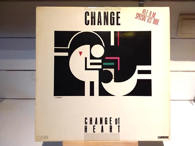 LP/ 33T MAXI FUNK ELECTRONIC DISCO CHANGE "CHANGE OF HEART"/ CARRERE - Photo 1/3