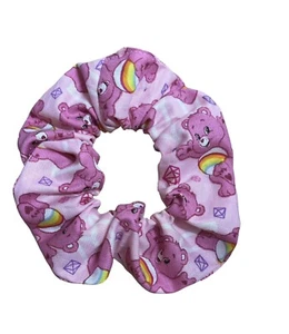 Scrunchie - Care Bears, Pink Fabric - Handmade - Picture 1 of 1