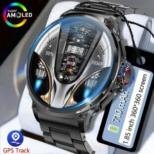 2024 New Smart Watch Men Gps Track Smart Watch 1.85 Inch Ultra Hd Amoled - Afbeelding 1 van 11