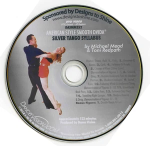 American Style Silver Tango Syllabus DASMM352 Dance Vision DVD - Foto 1 di 1