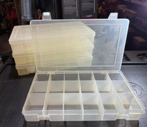 24-Fächer-Organizer-Box aus Transparentem Kunststoff 4-Pack - Bild 1 von 4