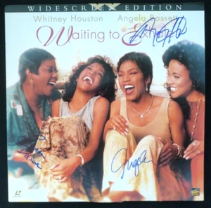 The "Waiting to Exhale" LD signed by Angela Bassett, Gregory Hines, & L. Devine - Picture 1 of 2
