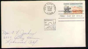 US. 1176. 4c. Range Conservation Issue. FDC. 1961 - Picture 1 of 1