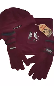 ✅ MINNIE/MICKEY MOUSE SCHAL/MÜTZE/HANDSCHUHE VON BOWLVILLE GR:54/55✅NEU* - Bild 1 von 1