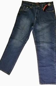 Northpoint Boys Size 14 Husky 14H Blue Jeans Straight Leg Dark Wash New Pants - Picture 1 of 8