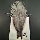 Dyed Med. Blue Dun Rooster Hackle Cape Neck Long Thin Dry Fly Tying Feathers #01