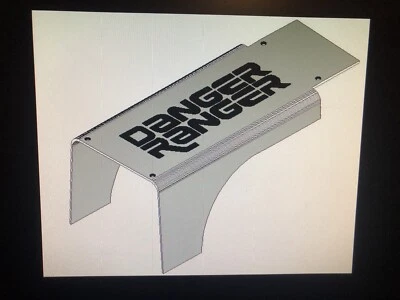 87-93 Ford GT40 Tubular Admisión Colector Cubierta Lightning DANGER RANGER Foto 1 de 3