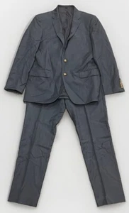J CREW Thompson Herren Anzug Größe 40R Wolle 2 Knopf Blazer Jacke Flatfront Hose - Bild 1 von 15