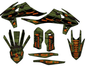2020-2023 XCF-W APACHE Green Senge Graphics Kit Compatible with KTM - Foto 1 di 10