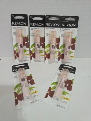 Lot Of 6 Revlon Kiss Balm Tropical Coconut #010! - Image 1 of 4