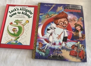 2 Book Bundle Mr. Peabody and Sherman /Zack’s alligator goes to School - Picture 1 of 7