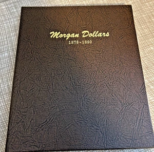 Dansco Coin Album Morgan Silver Dollar 1878-1890 Very Good Condition - Picture 1 of 9
