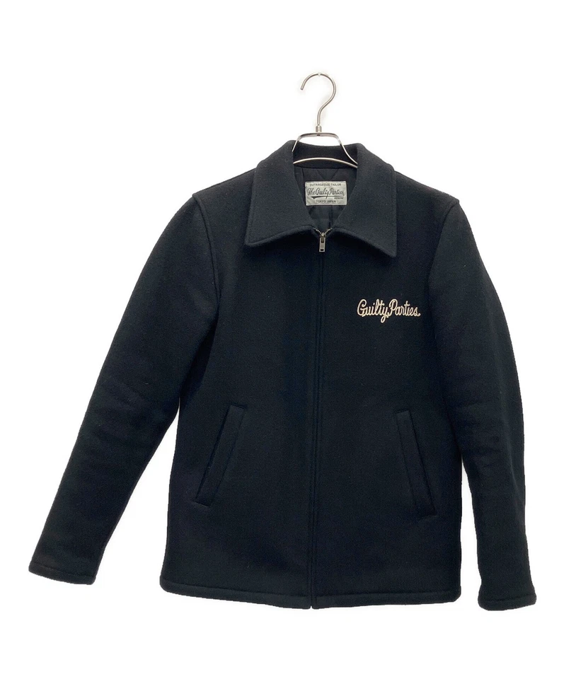 Chaqueta WACKO MARIA Melton Talla: S Negra Hombre Foto 1 de 4