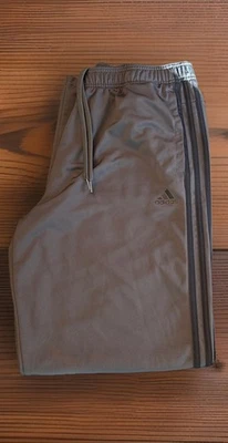 Adidas Men’s Size XLT Track Pants H48431 Casual Lounge 3 Stripes Gray NWOT - Image 1 of 4