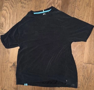 Camisa Tommy Bahama Para Hombre Mediana M Negra Informal Cómoda Exterior - Imagen 1 de 3