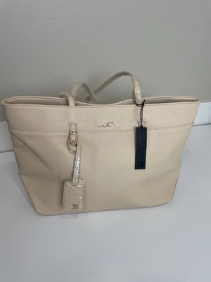 JOES джинсы из искусственной кожи кремовый желтовато-коричневый плеча холст сумка с короткими ручками сумочка новый W ярлыки - Изображение 1 из 4