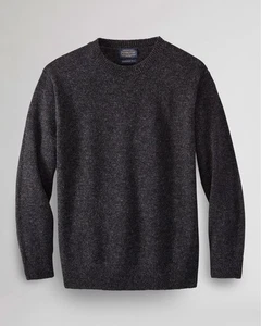 Pendleton Mens Medium Gray Shetland Collection Sweater Washable Wool - Picture 1 of 10
