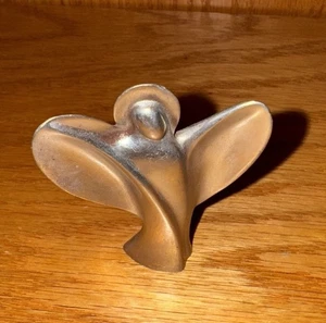 Vintage 1990's  Suellen Pewter Angel Figurine 2.5”  "Angel of Joy" - Picture 1 of 9