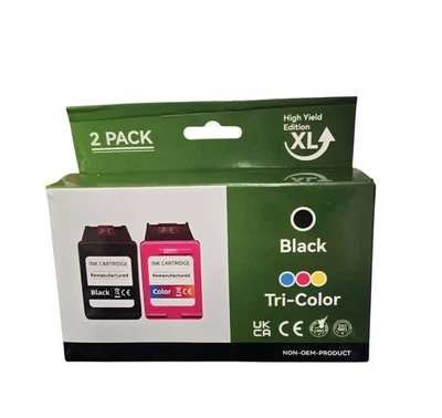 2-PK Replacement 64XL Ink Cartridges for HP ENVY Photo 7158 7822 7832 7855 7858 - Image 1 of 3