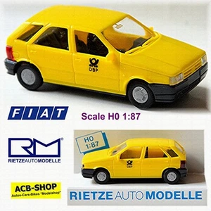 Fiat Tipo Kombilimousine Dbp Deutsche Post 1988-93 Typ160 Amarillo 1:87 Rietze - Imagen 1 de 7