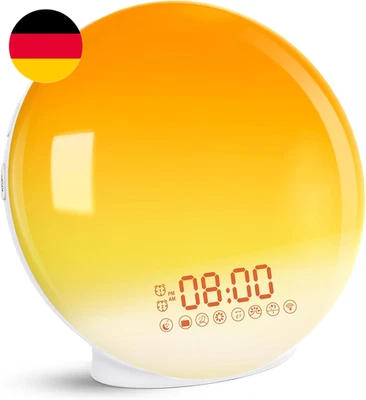 Cadrim Tageslichtwecker Wake up Licht Lichtwecker Radiowecker Sonnenaufgang Sonn - Bild 1 von 4