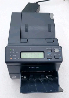 Epson TM-L500A thermal Label and Ticket Printer w/ AC Adapter - Image 1 of 4