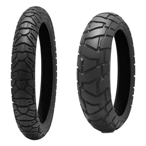 COPPIA GOMME DUNLOP 100/90-19 TRAILMAX MISSION M+S + 130/80-17 TRAILMAX MISSION - Foto 1 di 6