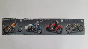 US 2006 #4085-4088 39c American Motorcycles strip of 4 MNH - Picture 1 of 1