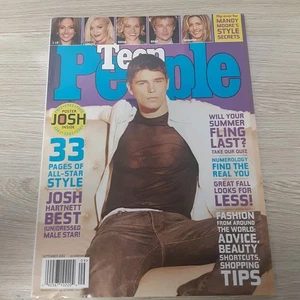 Teen People Magazine September 2002 Josh Harnett Mandy Moore Y2K Double Cover - Picture 1 of 6