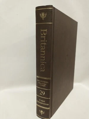 The New Encyclopedia Britannica 1989 Volume 29 United Zoroastrianism Cover Book - Image 1 of 4
