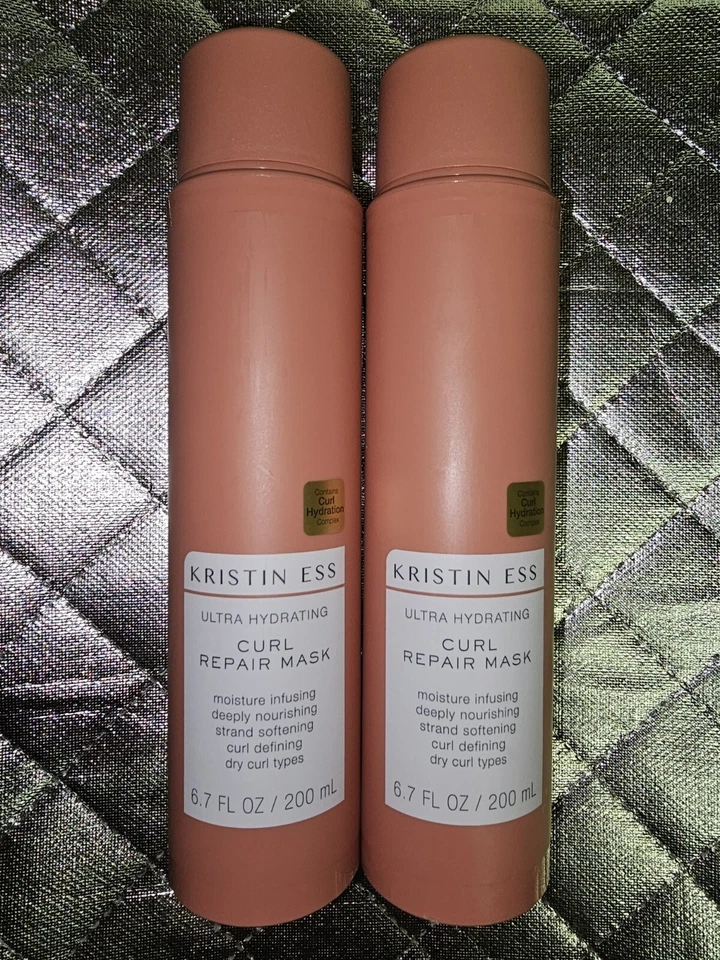 Kristin Ess Cabello Ultra Hidratante Rizos Reparación Mascarilla Cabello Manteca de Karité Lote 6.7 fl oz Foto 1 de 1
