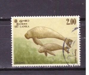 FRANCOBOLLI Sri Lanka 2 r. Animali Mammiferi Marini 1983 YV624 - Picture 1 of 1
