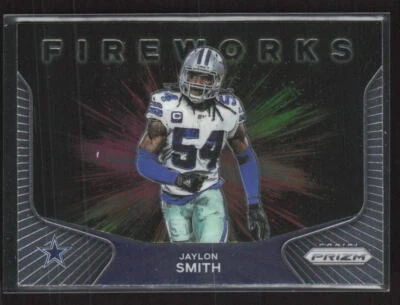 2020 Panini Prizm #25 Jaylon Smith Fireworks Dallas Cowboys (E) - Image 1 of 2